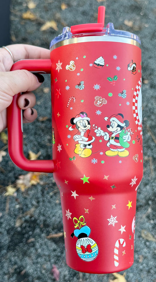 Merry Christmas Mouse - 40oz SS Cup