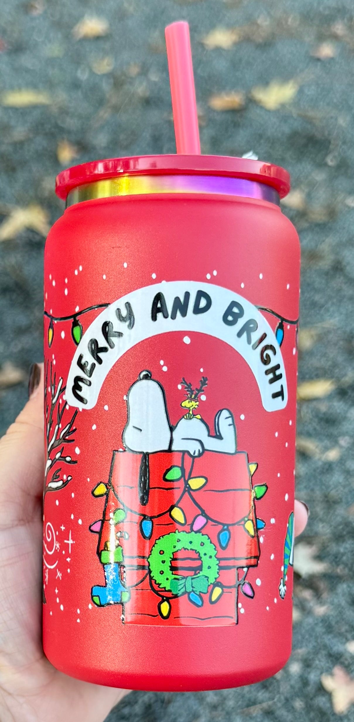 Merry And Bright - 16oz SS Cup
