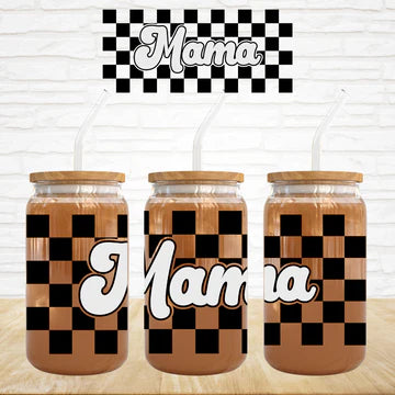 Checkered Mama - UVDTF Wrap