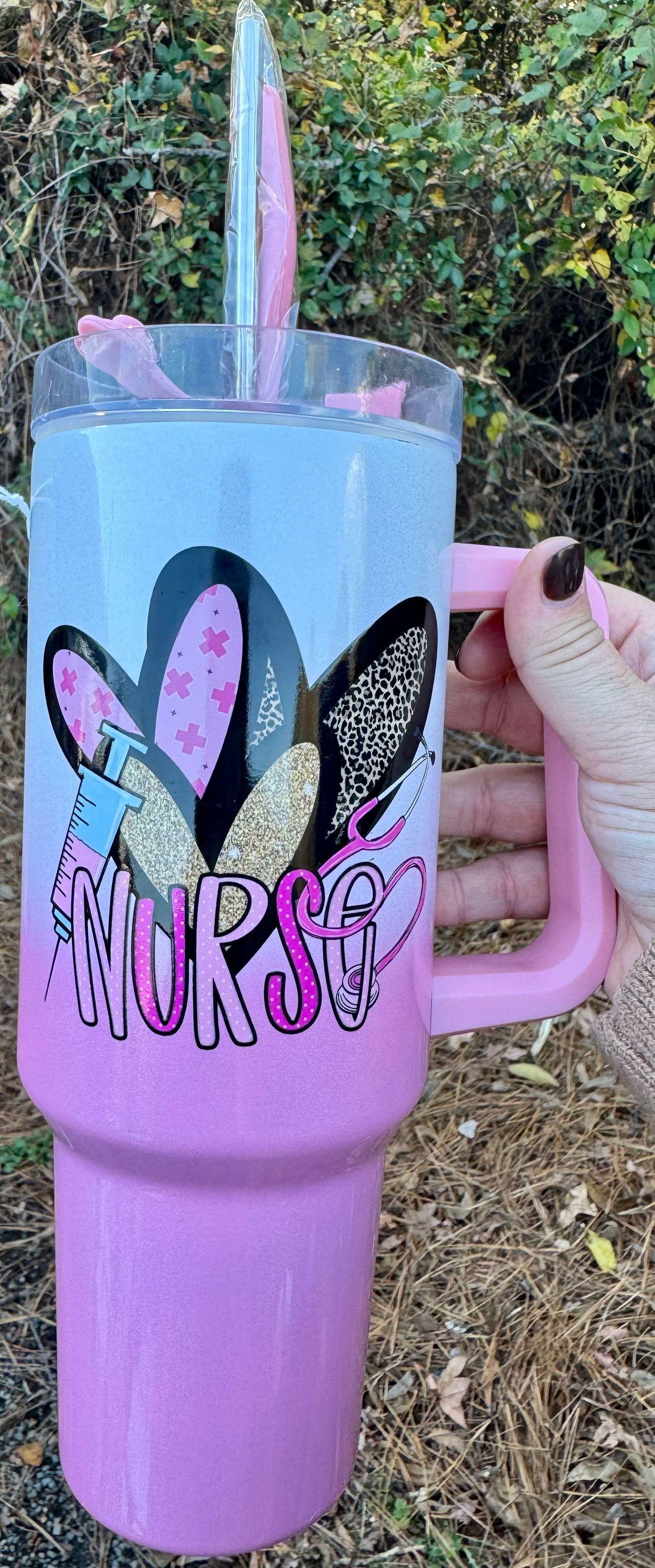 40oz Nurse Stainless Steel