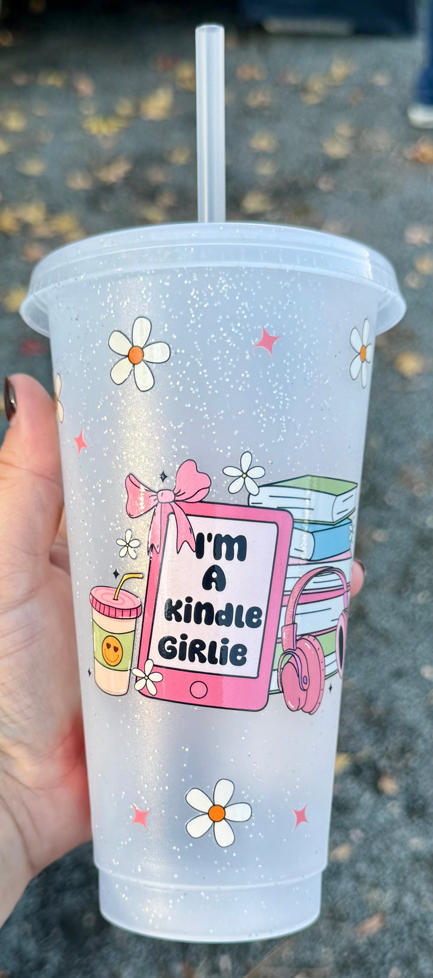 Kindle Girlie - 24oz Plastic Cold Cup
