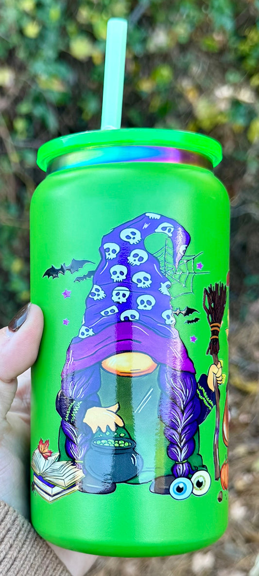 Happy Hallothanksmas Gnomes - 16oz SS
