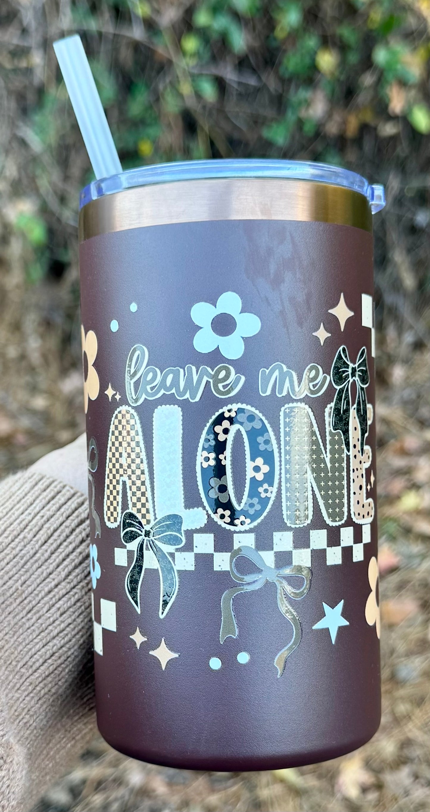 Leave Me Alone 20oz Stainless Steel w/ Handle