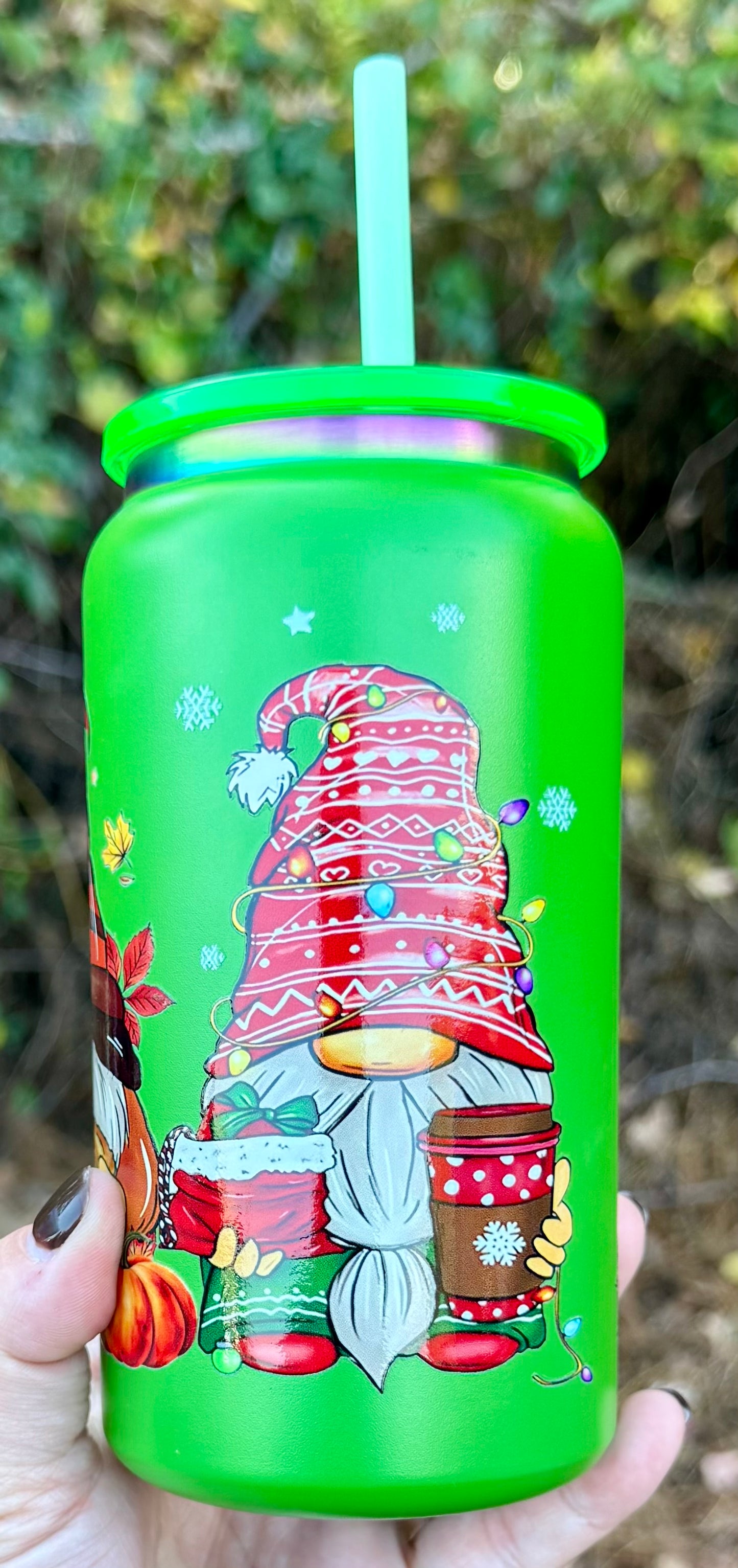 Happy Hallothanksmas Gnomes - 16oz SS