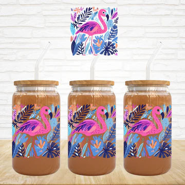 Boho Flamingo - UVDTF Decal