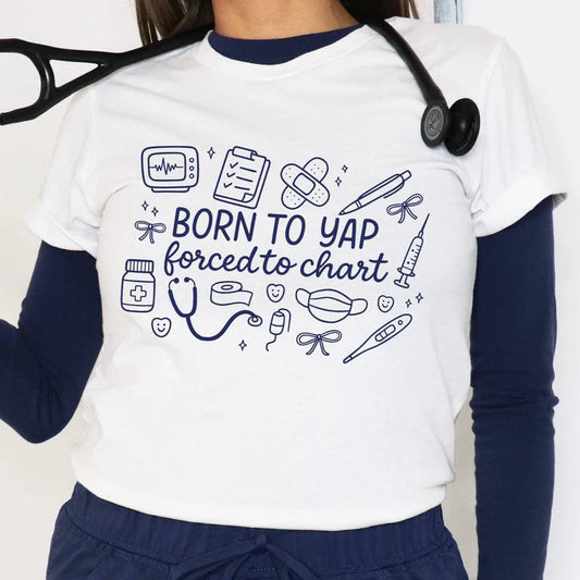 Born To Yap Forced To Chart - ADULT