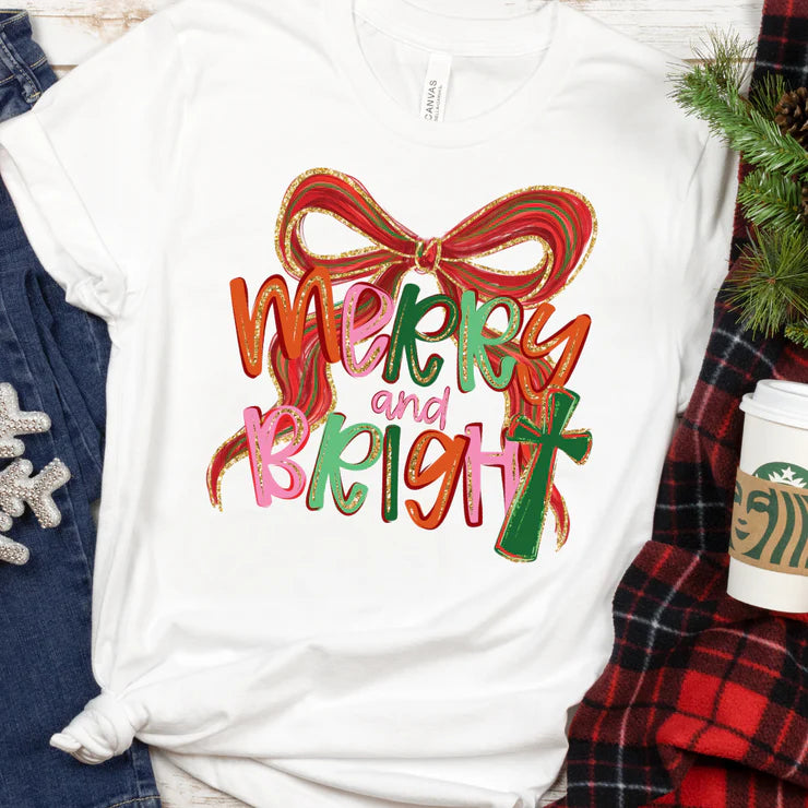 Merry and Bright Bow and Cross